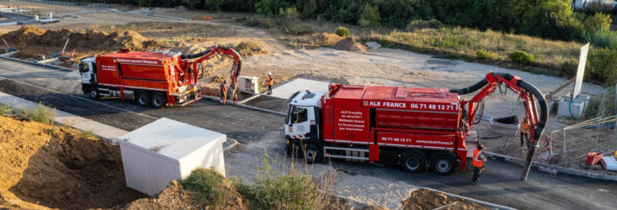 terrassement par aspiration